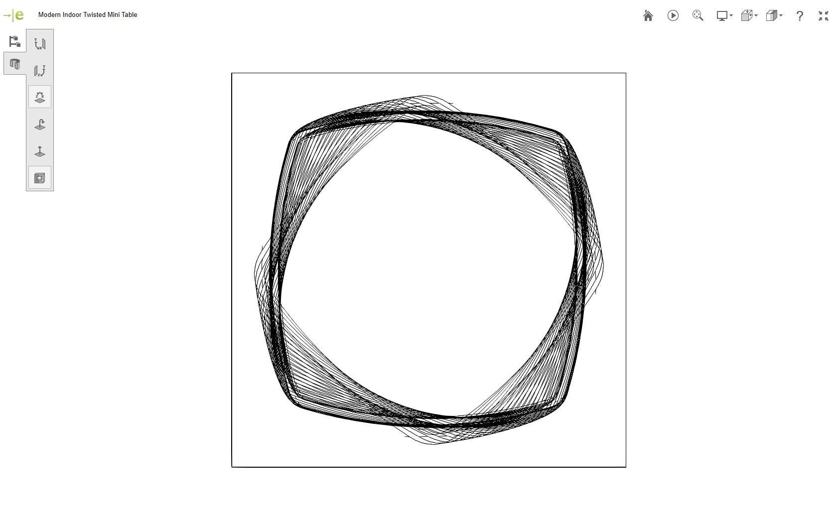 Modern Mini Table 3D print model_31