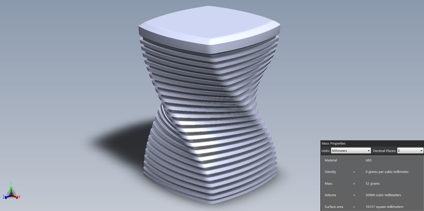 Modern Mini Table 3D print model_33