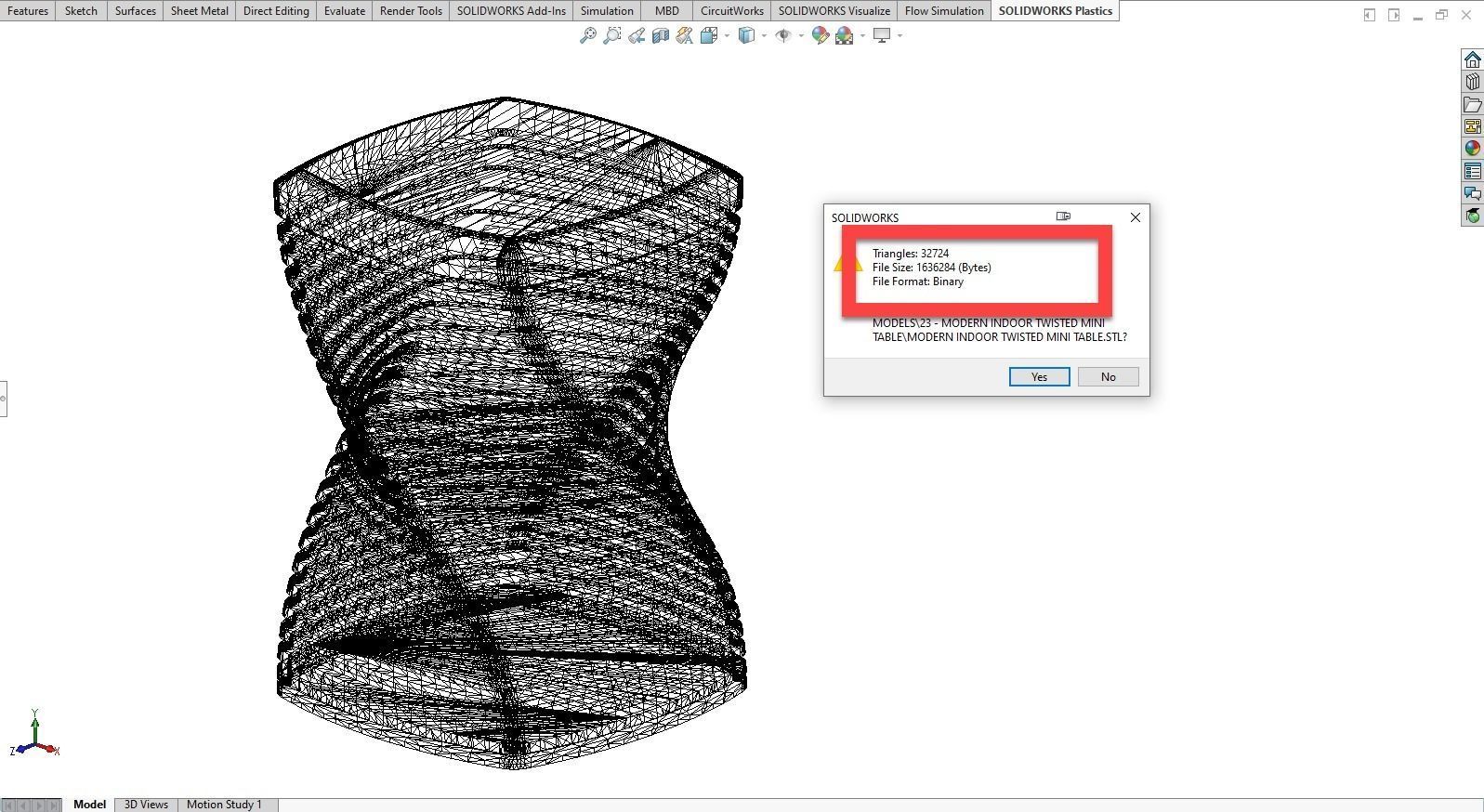 Modern Mini Table 3D print model_35