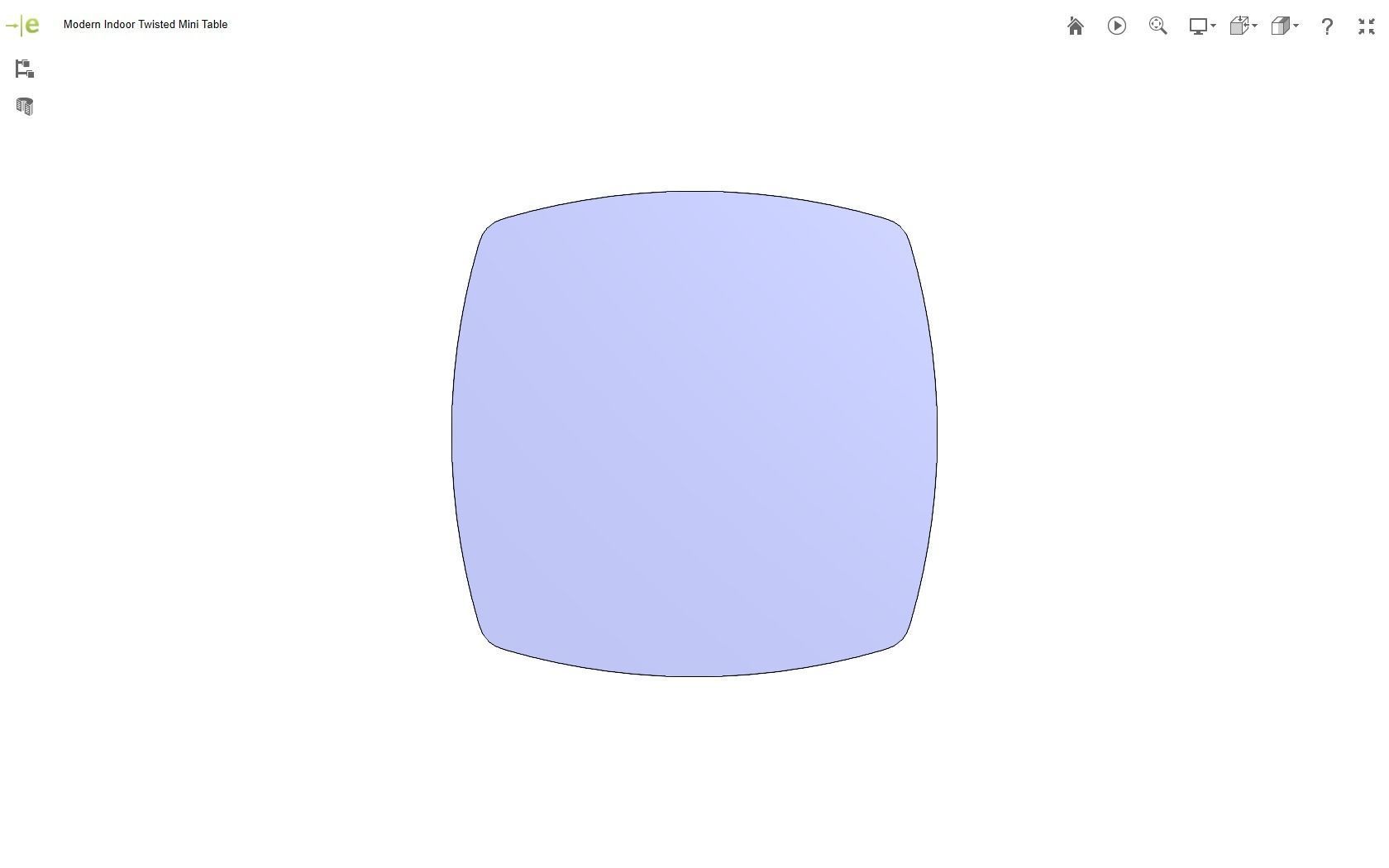 Modern Mini Table 3D print model_24