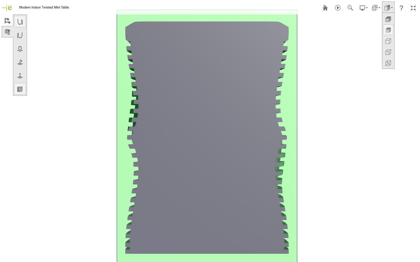 Modern Mini Table 3D print model_28