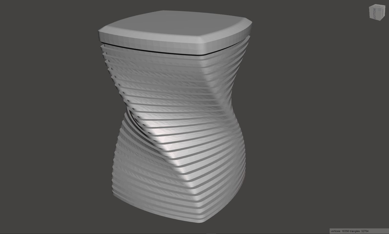 Modern Mini Table 3D print model_2