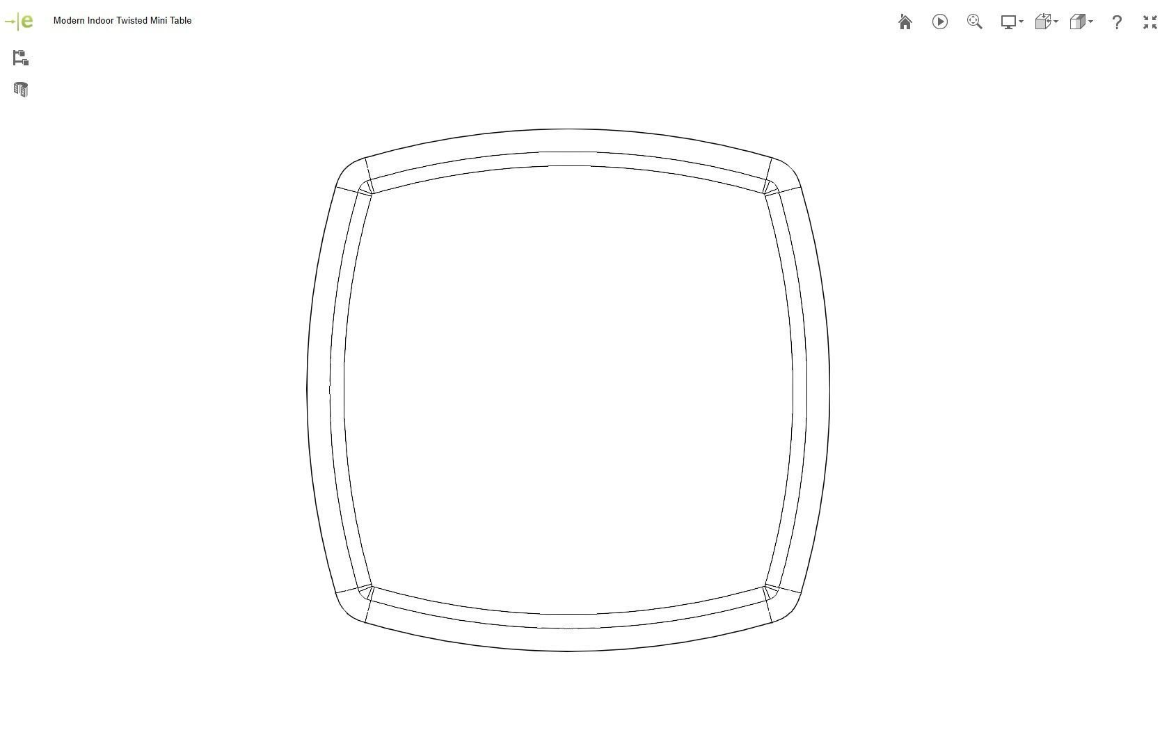 Modern Mini Table 3D print model_19