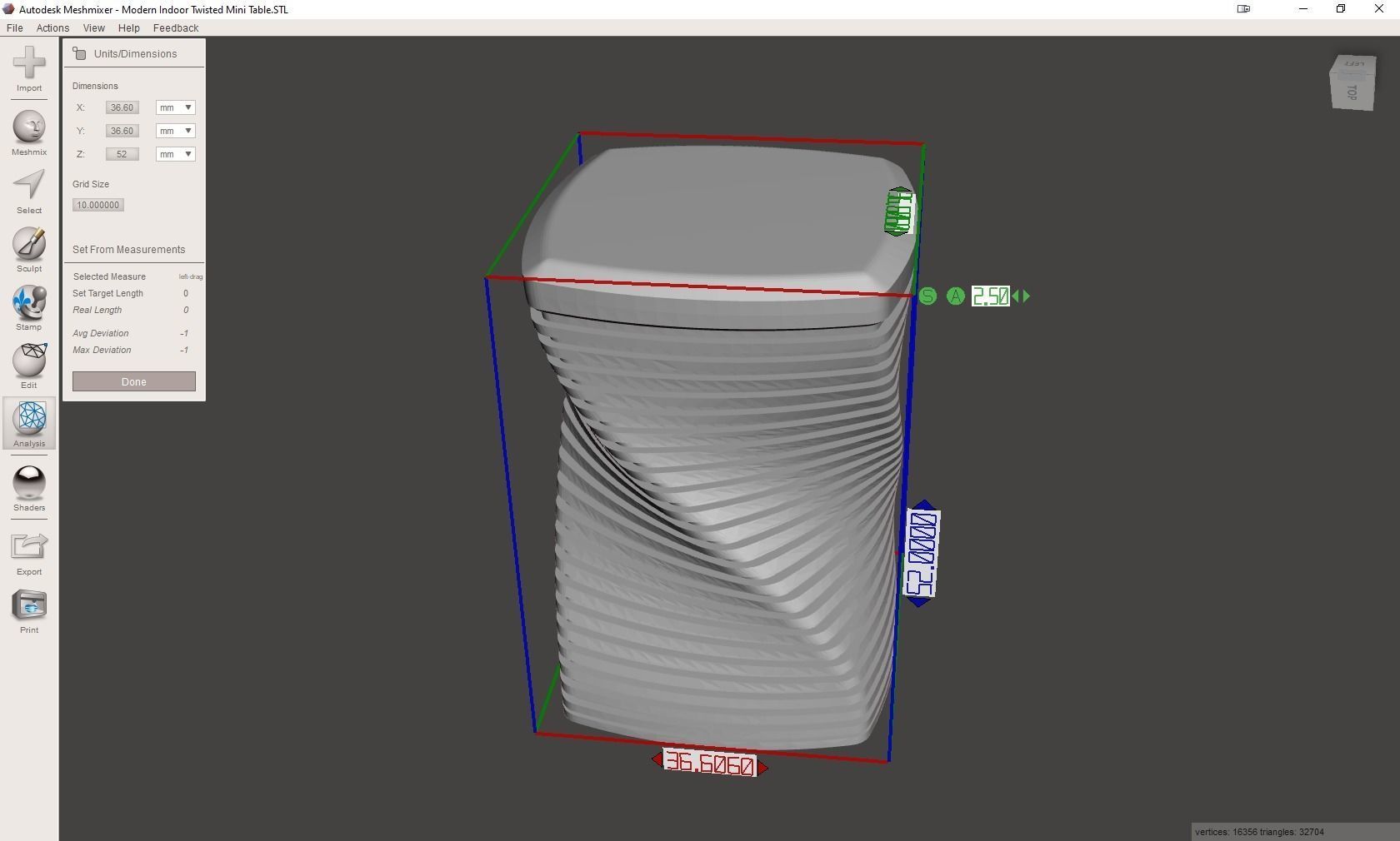 Modern Mini Table 3D print model_3