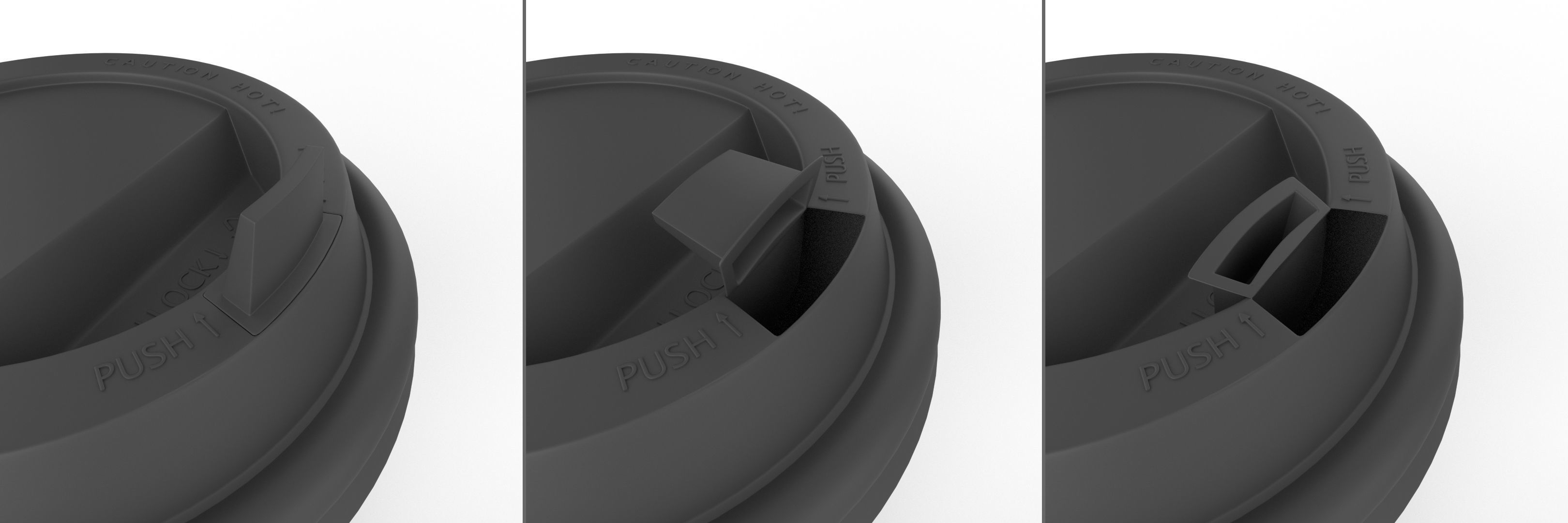 Coffee Paper Cup Mockup 250ml 3D model_2