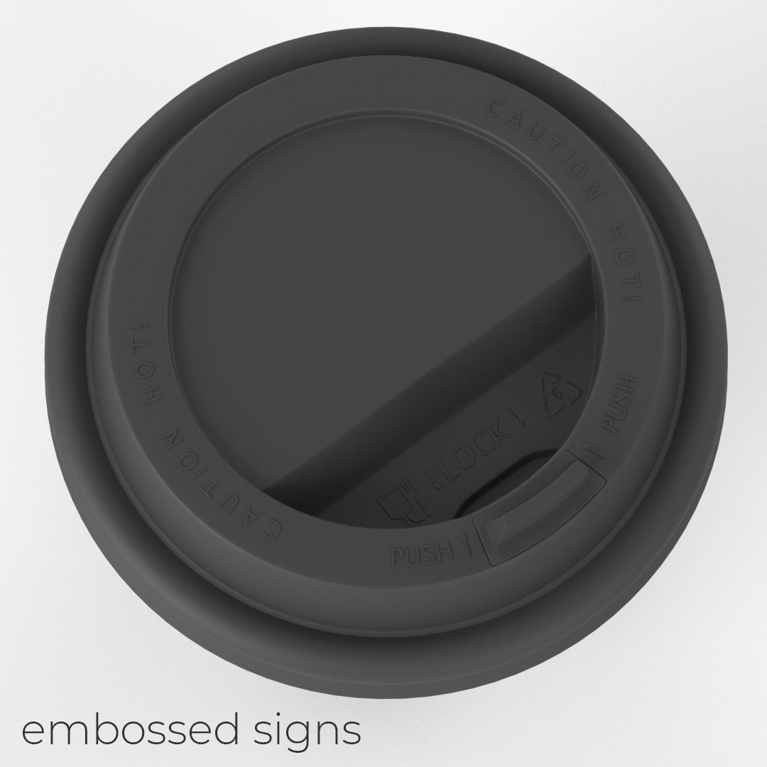 Coffee Paper Cup Mockup 250ml 3D model_4