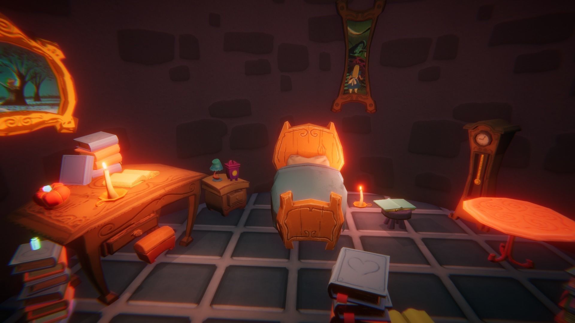 Alice In Wonderland Package Low-poly 3D model_6