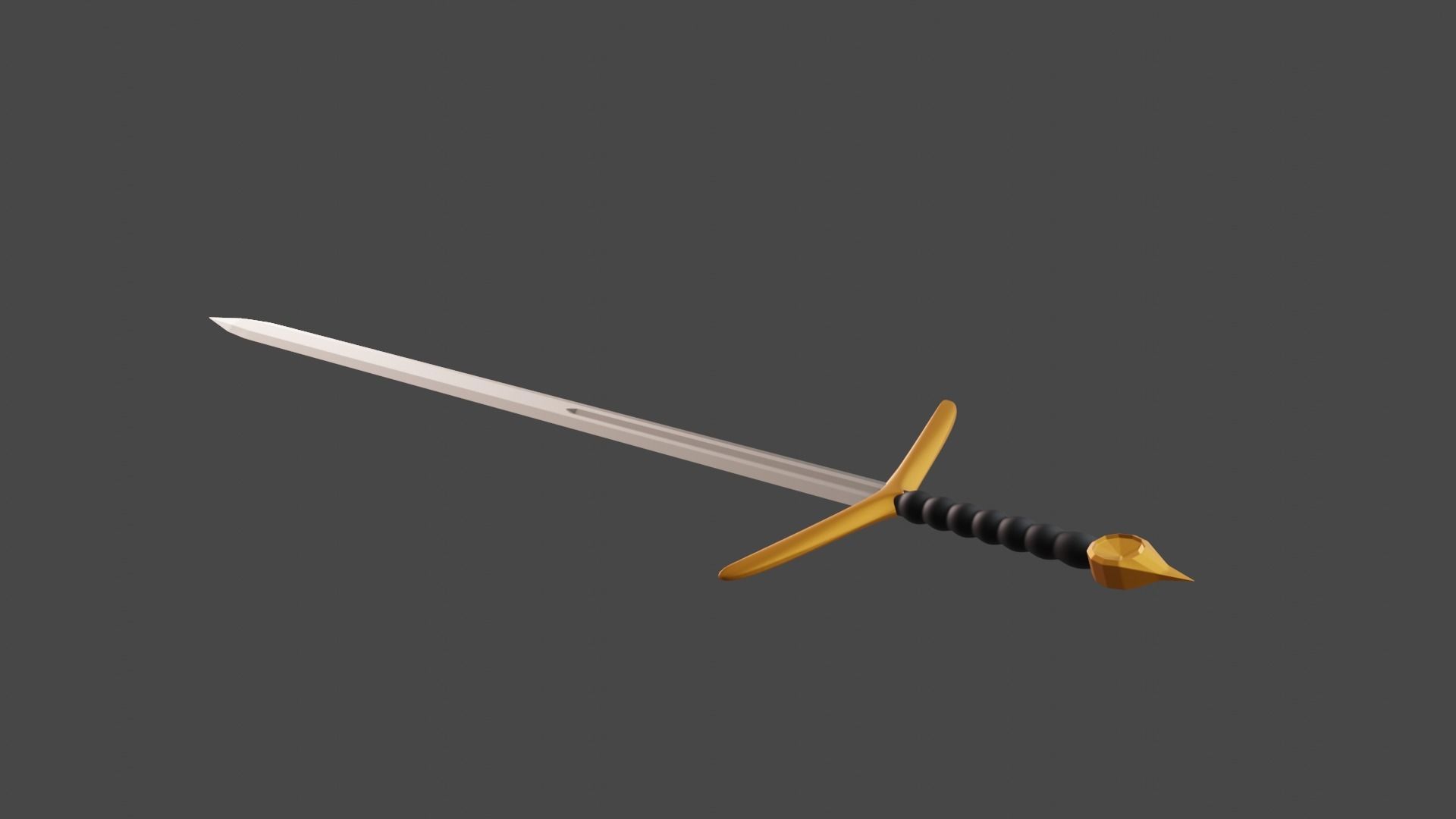 BroadSword sword 3D model_2