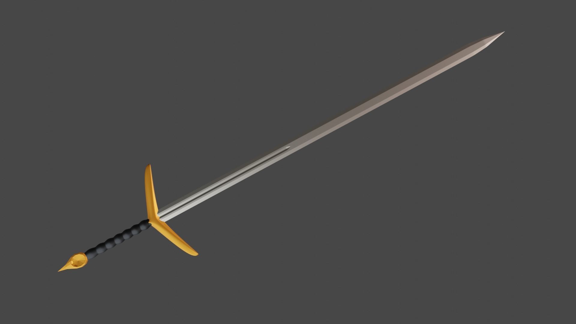 BroadSword sword 3D model_1