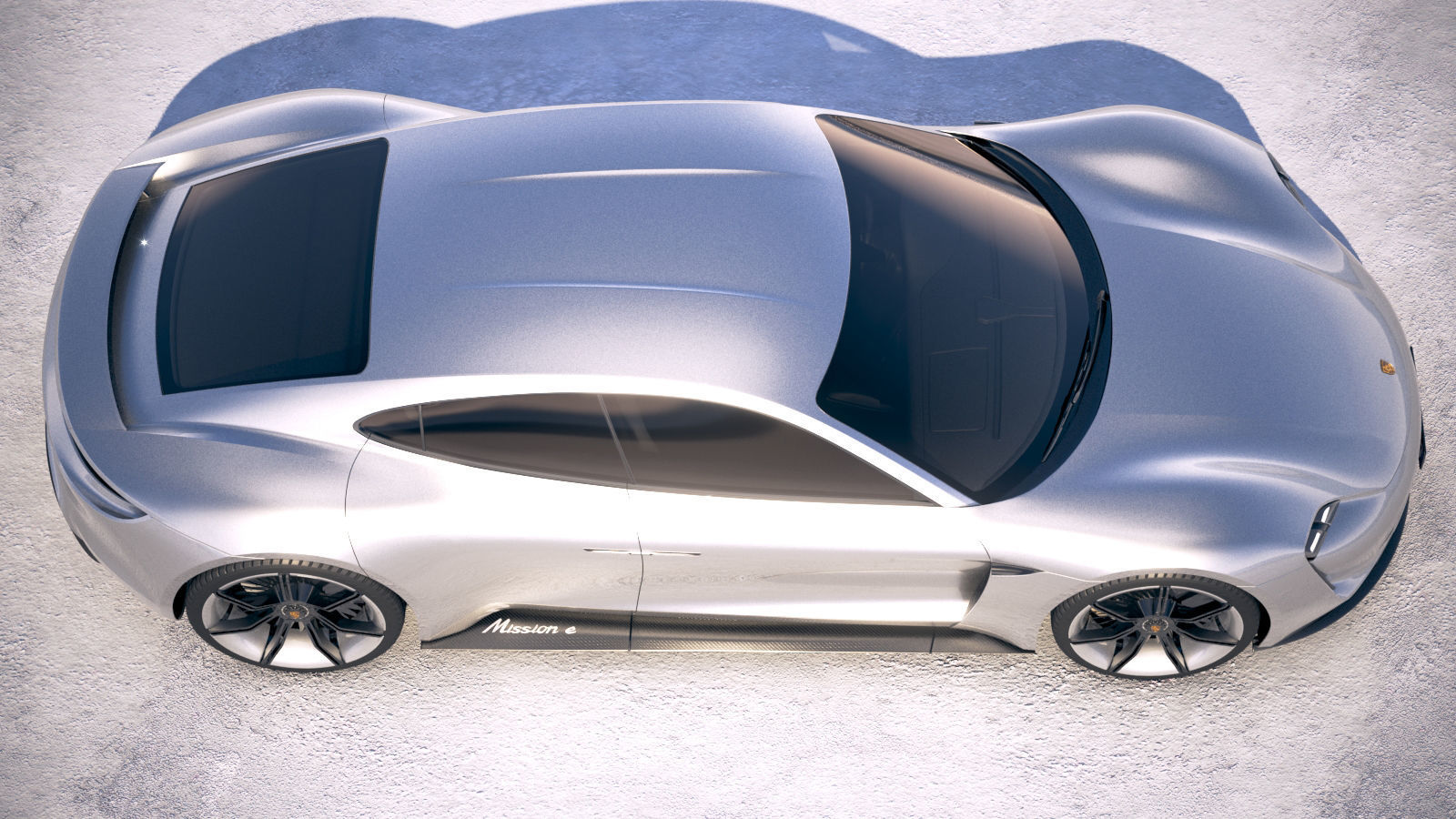 Porsche Mission E Concept 2015 Bonneville 3D model_7