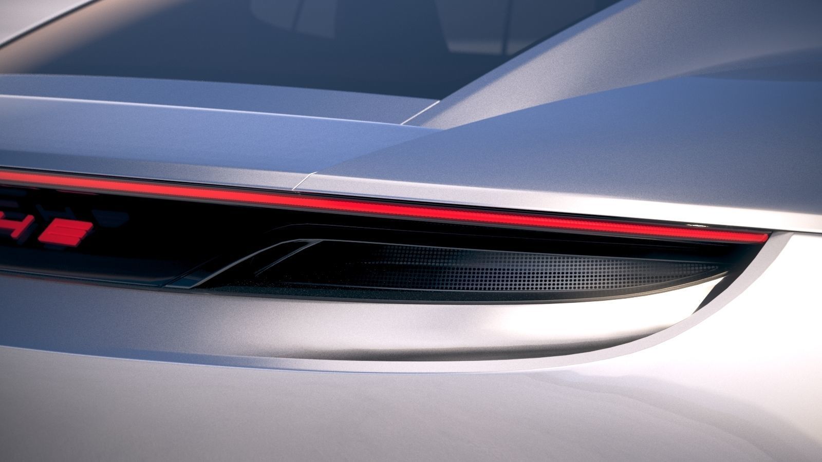 Porsche Mission E Concept 2015 Bonneville 3D model_16