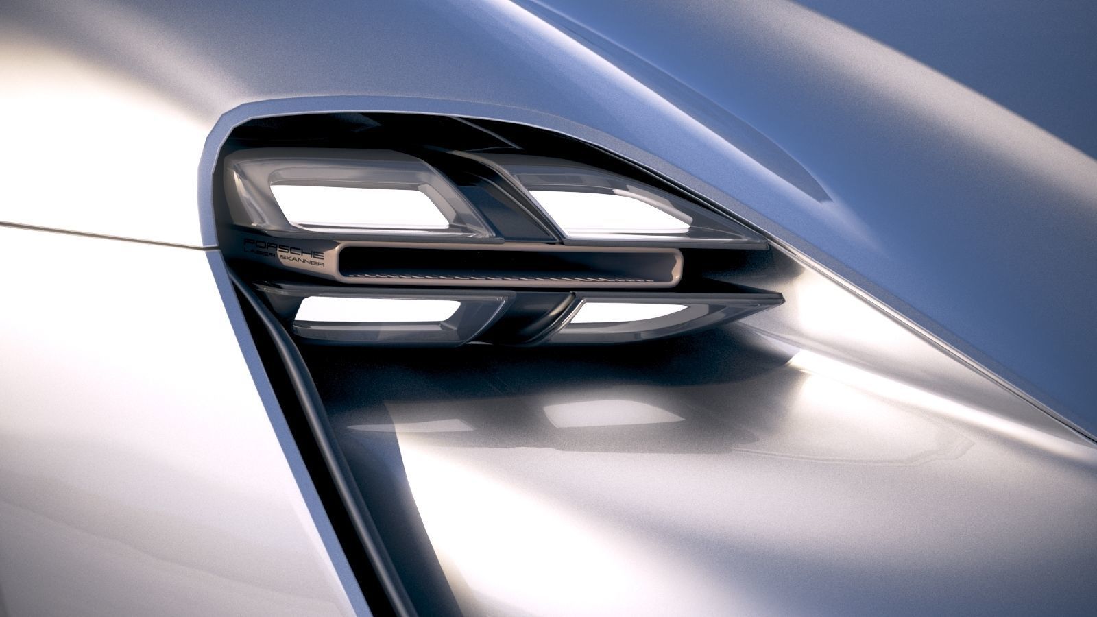 Porsche Mission E Concept 2015 Bonneville 3D model_15