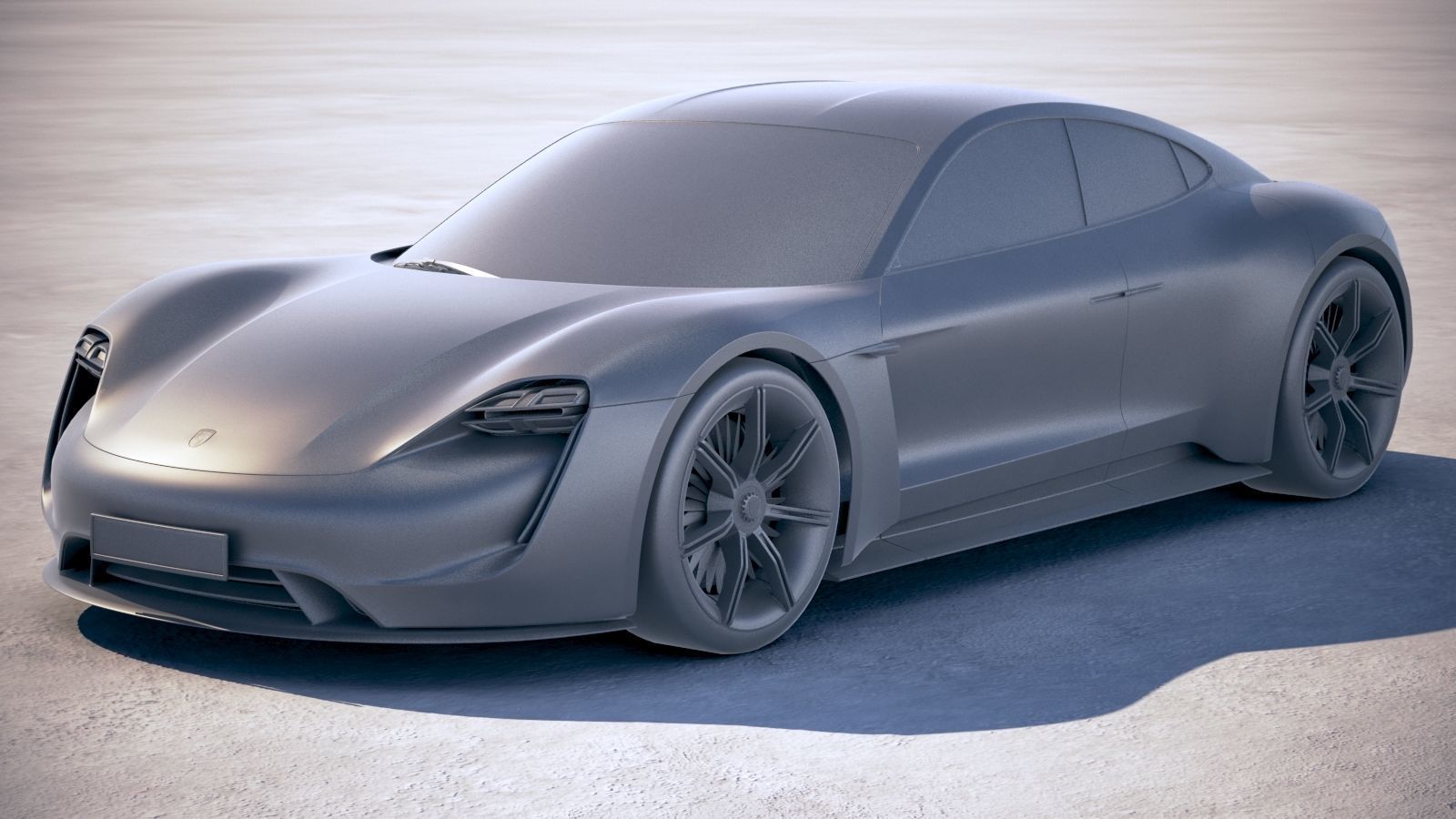 Porsche Mission E Concept 2015 Bonneville 3D model_24