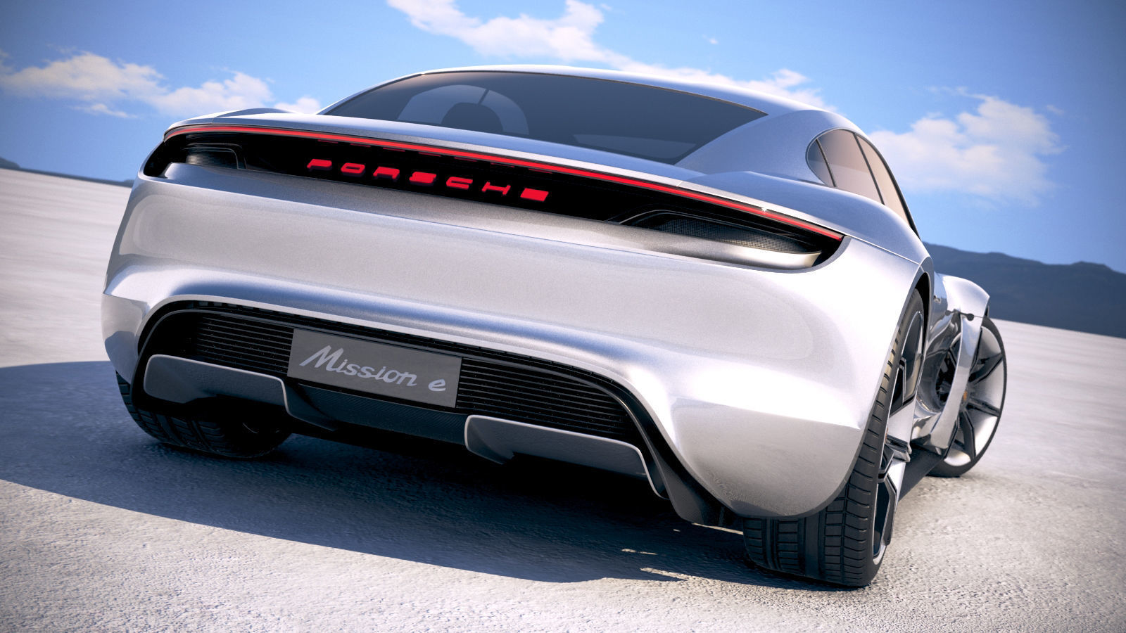 Porsche Mission E Concept 2015 Bonneville 3D model_20