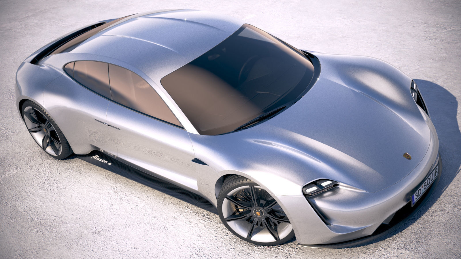 Porsche Mission E Concept 2015 Bonneville 3D model_17