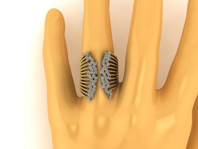  filigram ring 3D print model_2