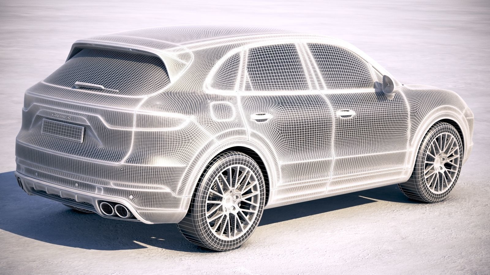 Porsche Cayenne S 2018 3D model_29