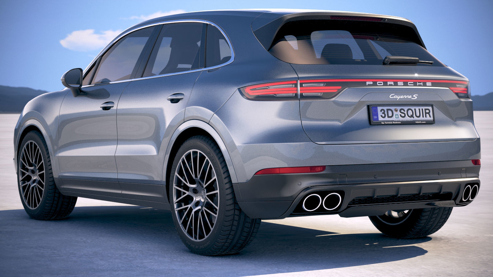 Porsche Cayenne S 2018 3D model_13