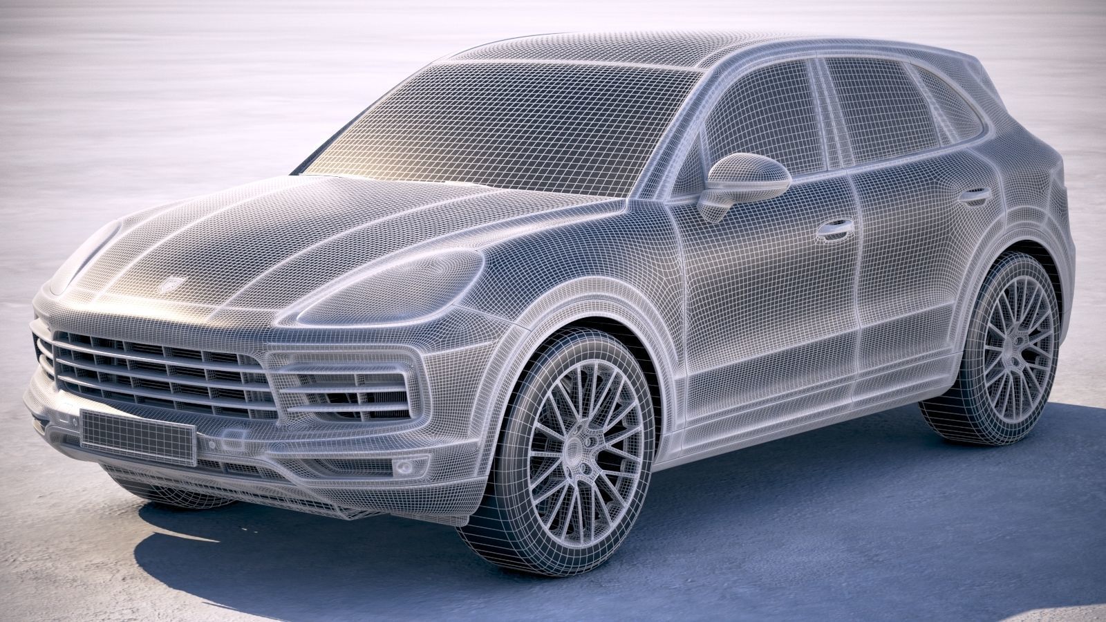 Porsche Cayenne S 2018 3D model_28