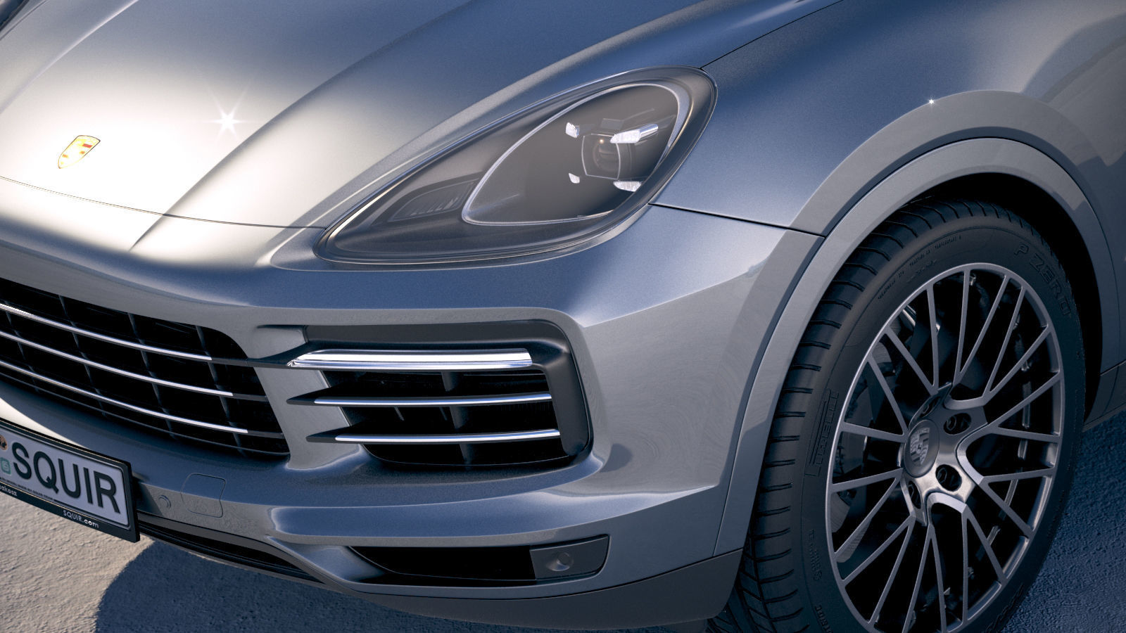 Porsche Cayenne S 2018 3D model_2