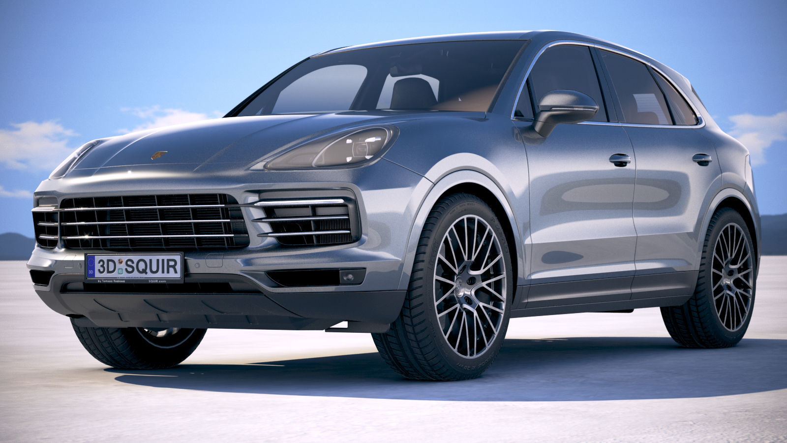 Porsche Cayenne S 2018 3D model_12