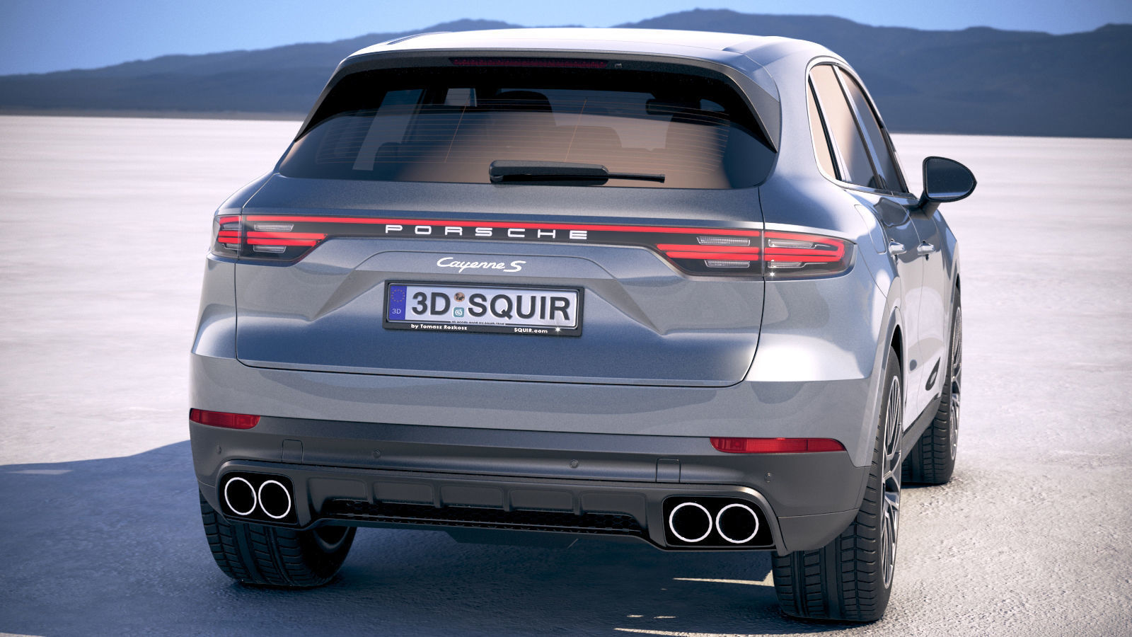 Porsche Cayenne S 2018 3D model_5