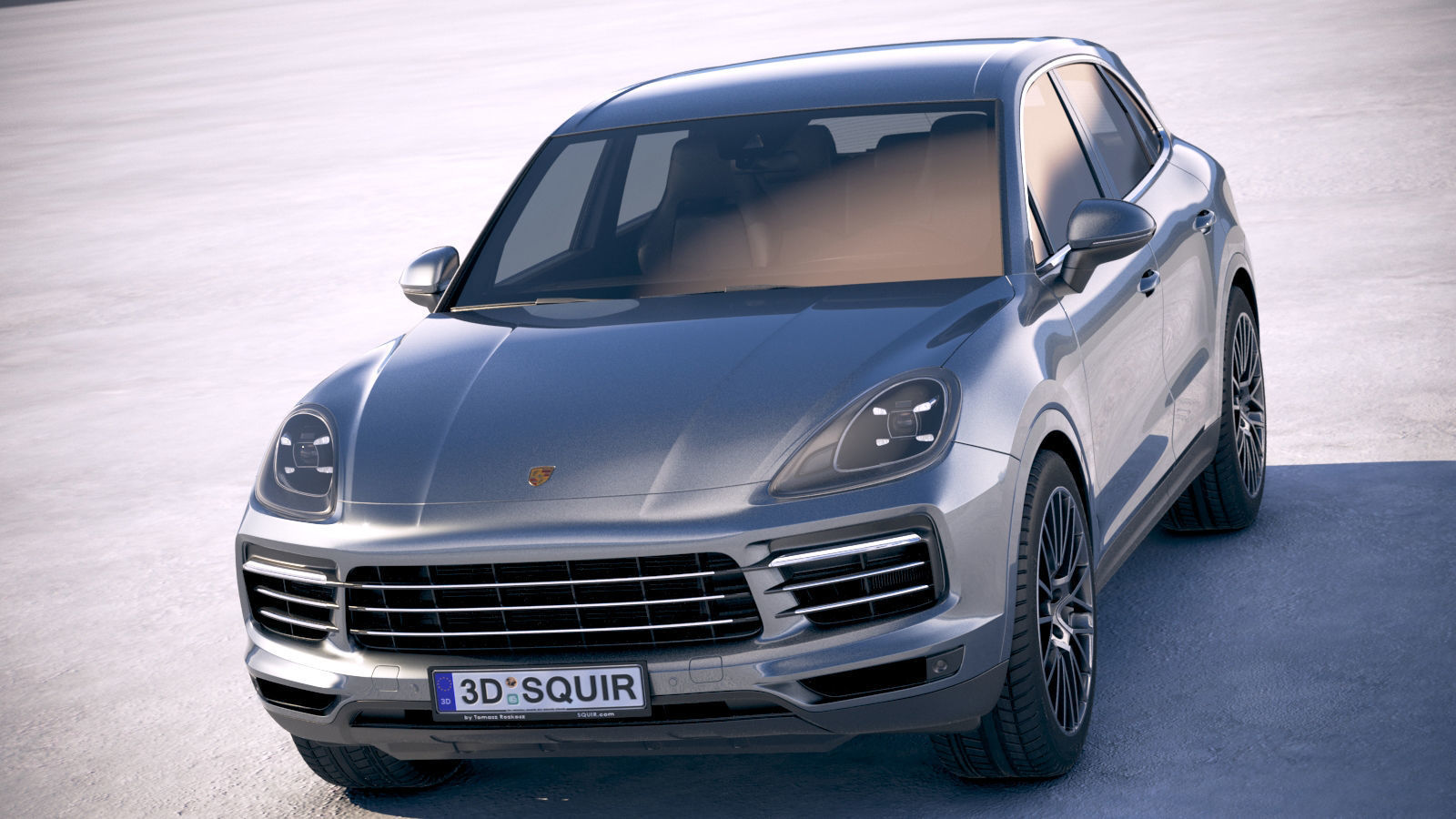 Porsche Cayenne S 2018 3D model_1