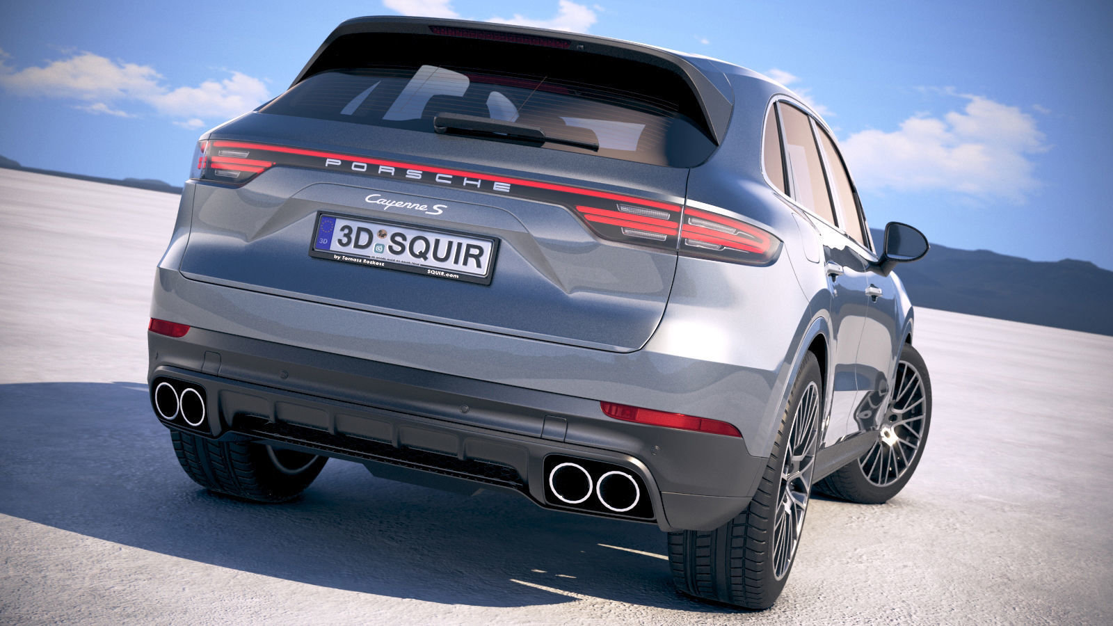 Porsche Cayenne S 2018 3D model_20