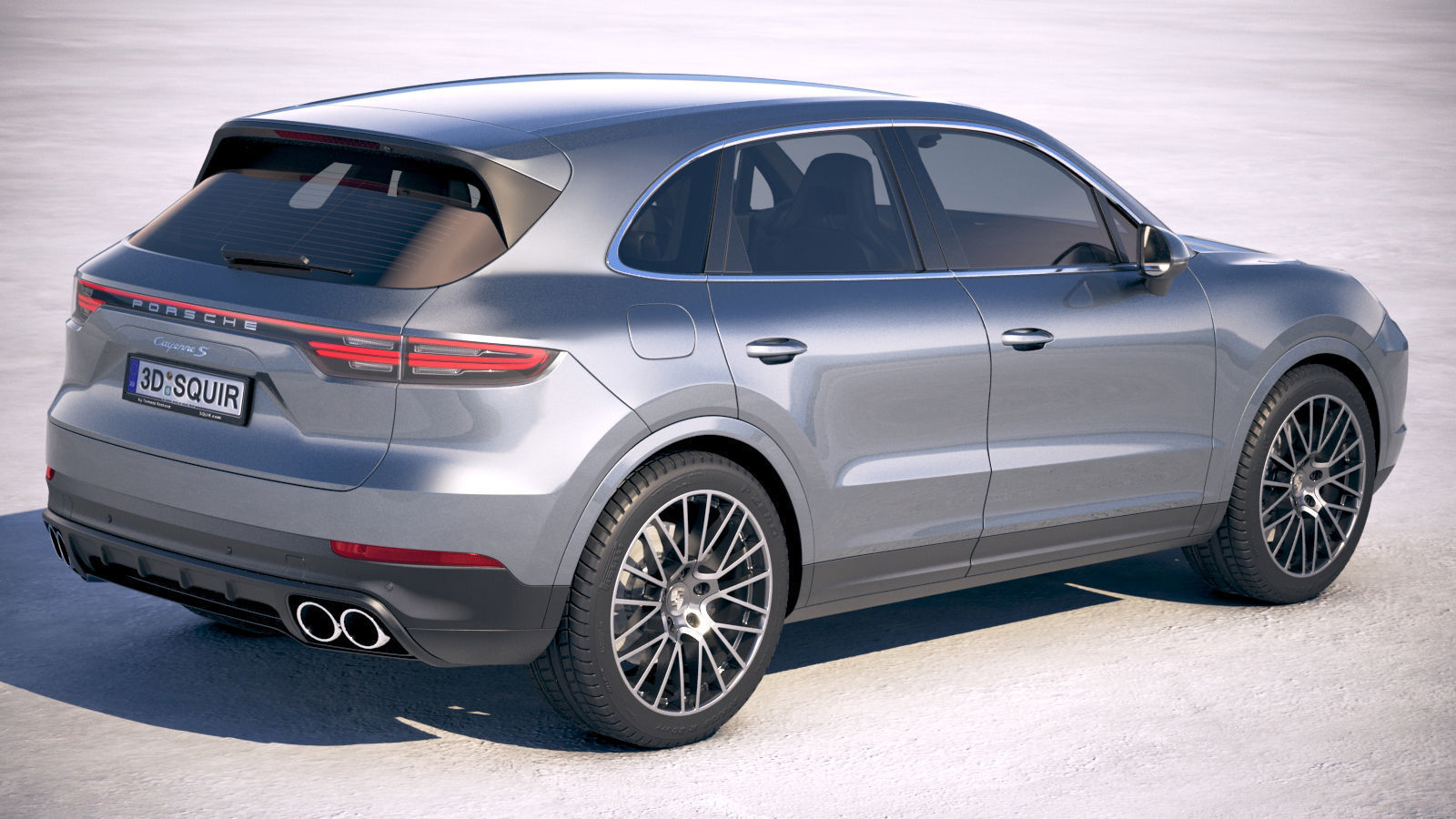 Porsche Cayenne S 2018 3D model_4