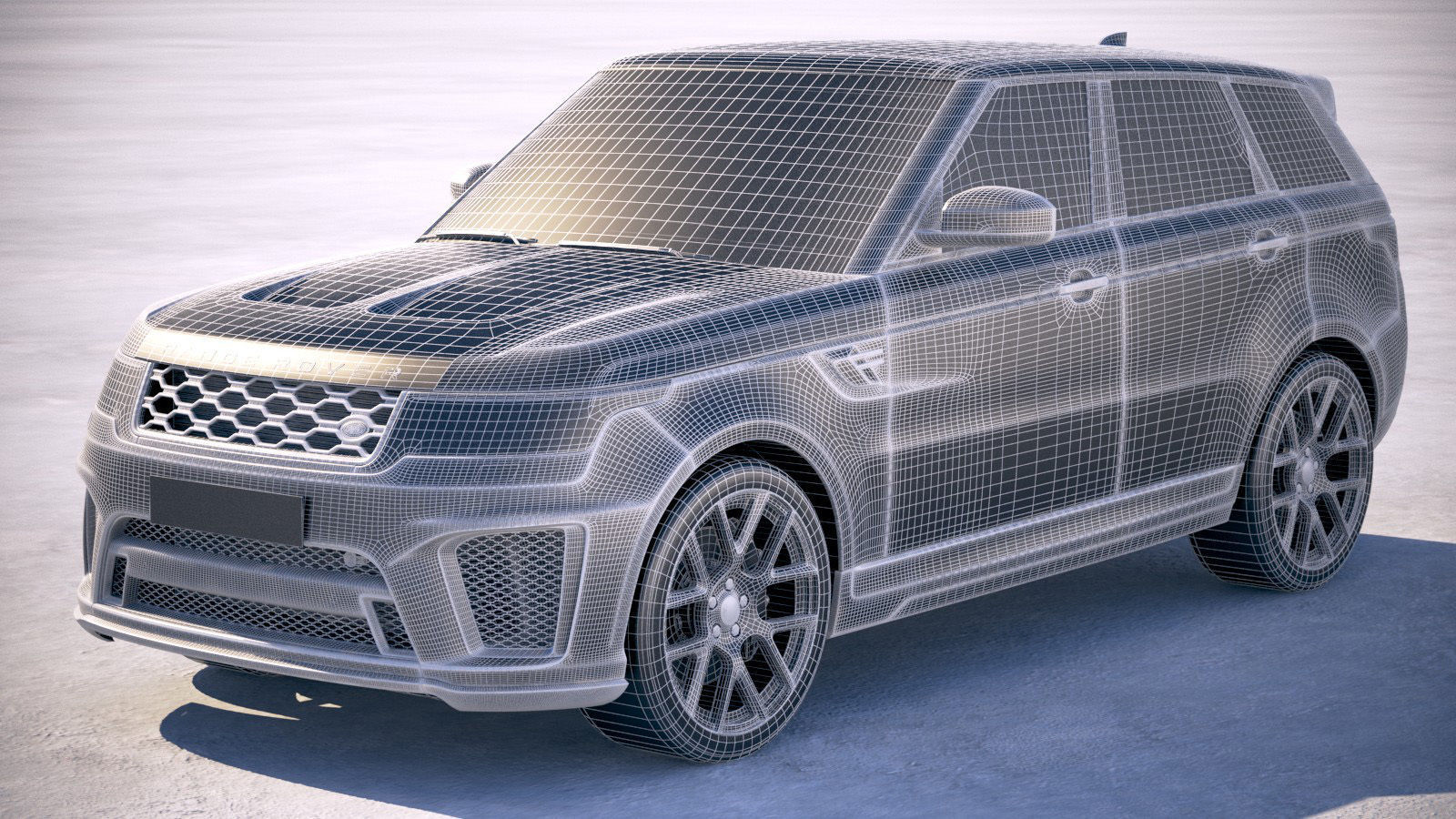 Range Rover Sport SVR 2018 3D model_17