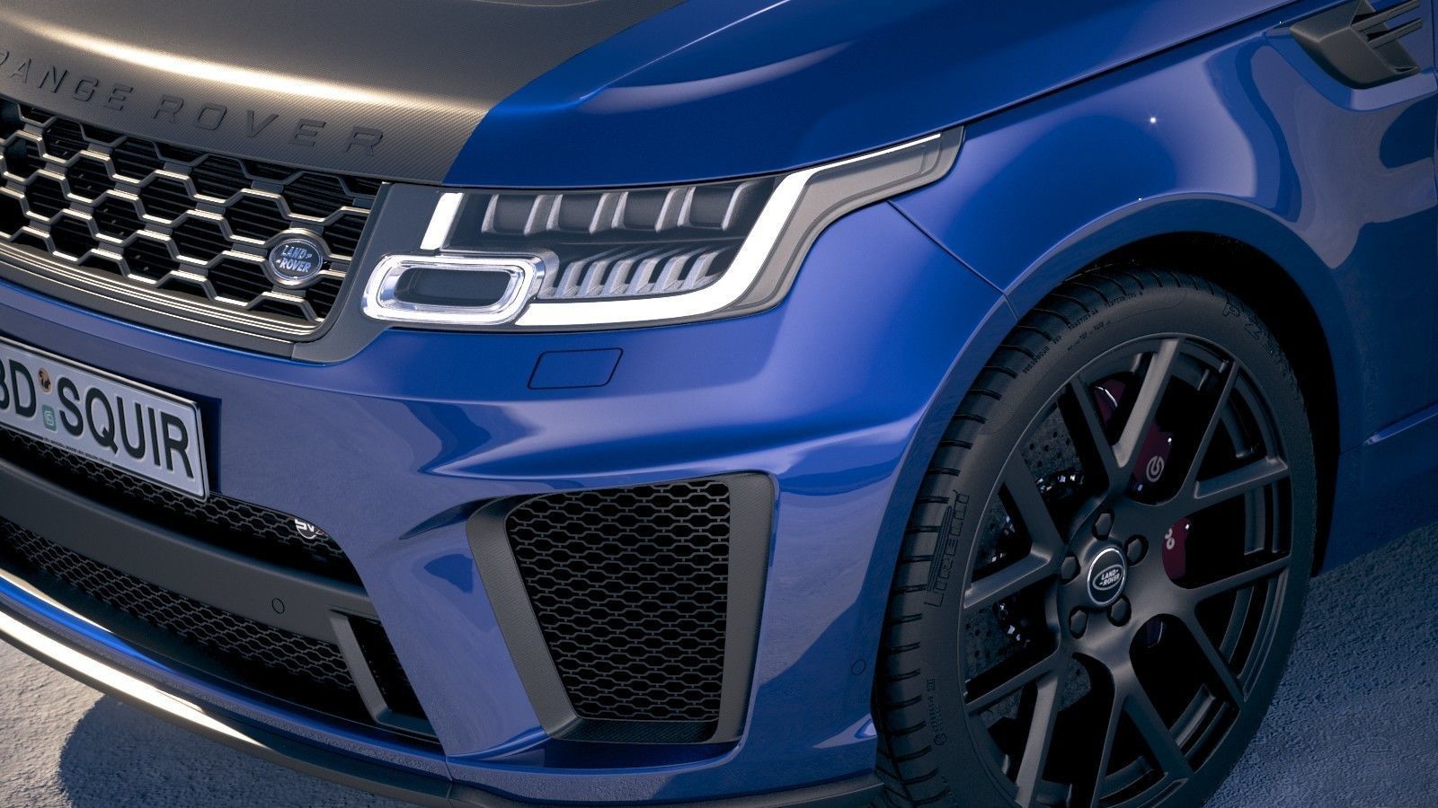 Range Rover Sport SVR 2018 3D model_2