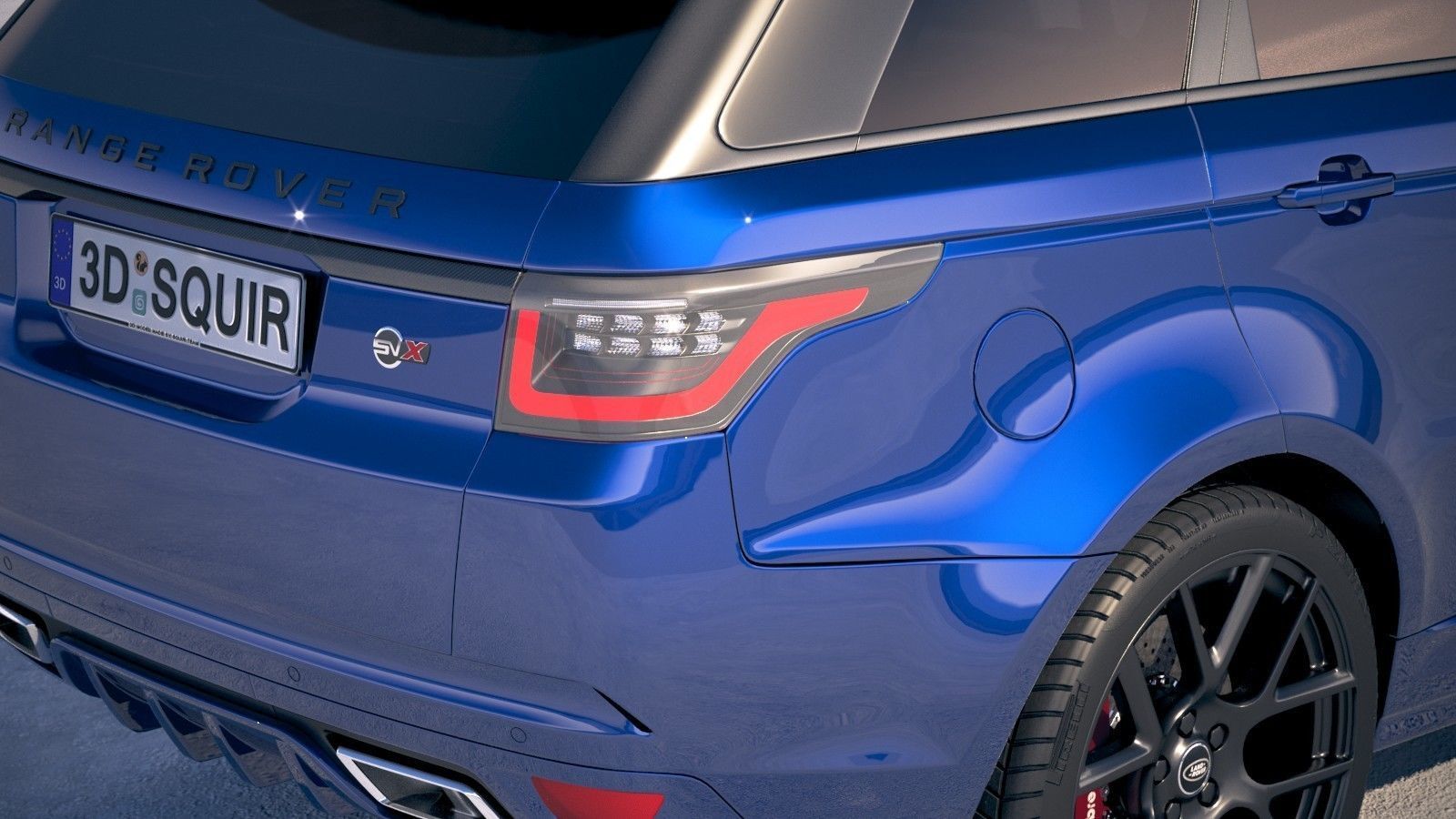 Range Rover Sport SVR 2018 3D model_3