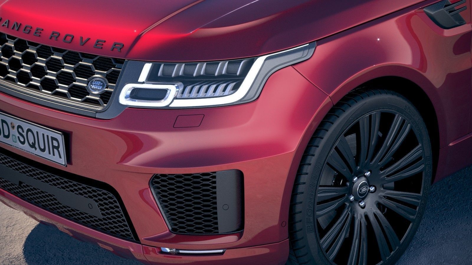 Range Rover Sport 2018 3D model_2