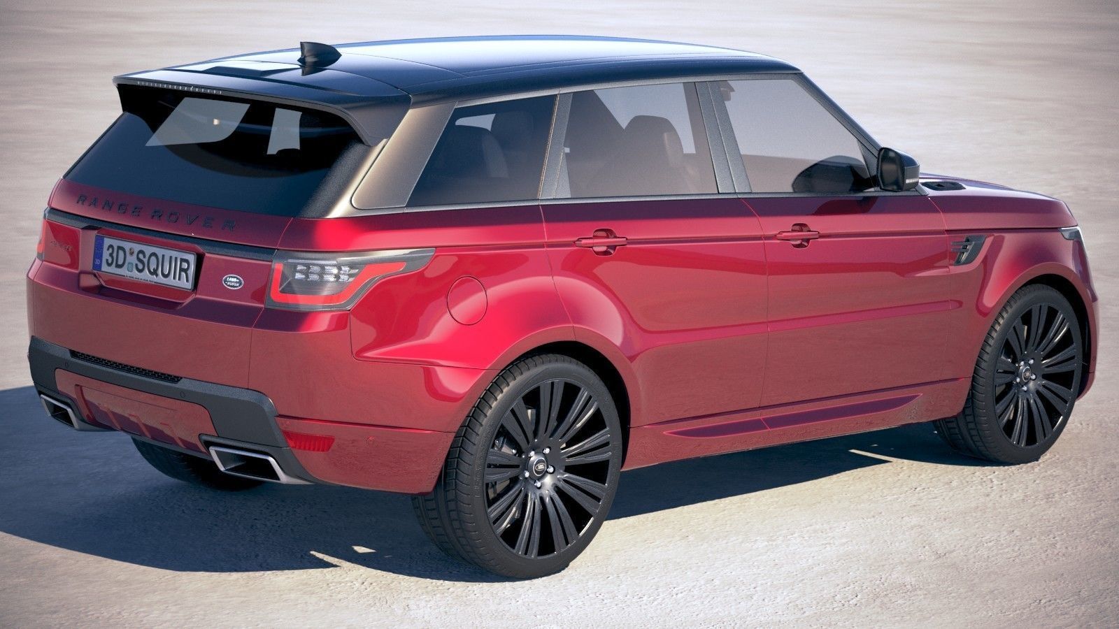 Range Rover Sport 2018 3D model_4