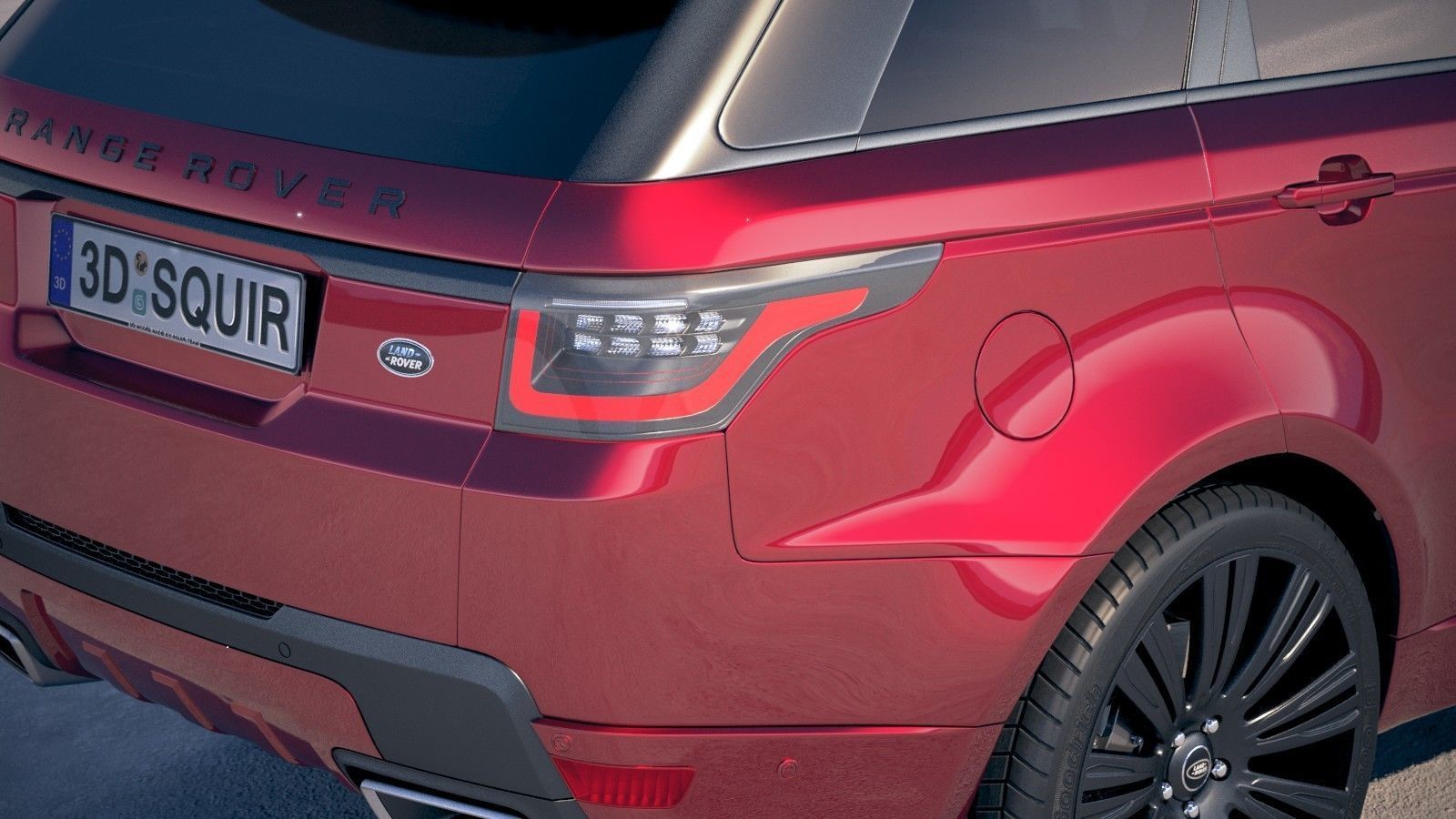 Range Rover Sport 2018 3D model_3