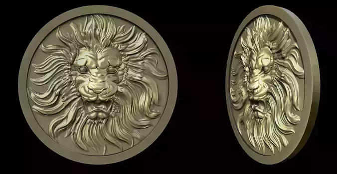 Lion Head bas-relief