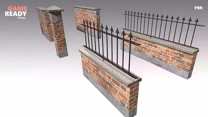 Brick Wall Pack PBR - Modular - Version 7 - 