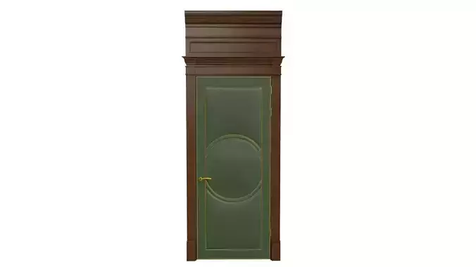 Classic wooden door 03