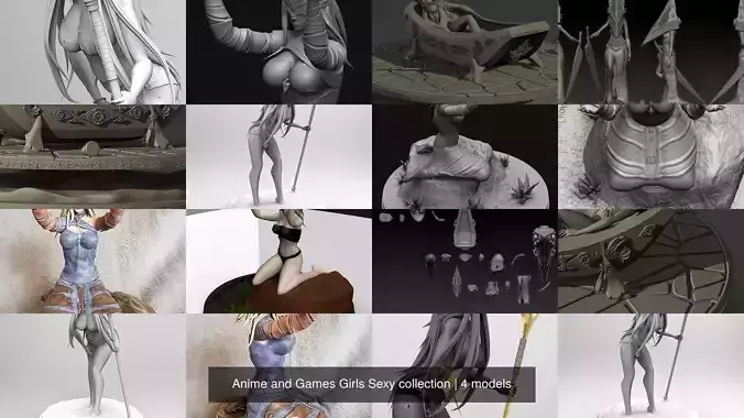Anime and Games Girls Sexy collection 