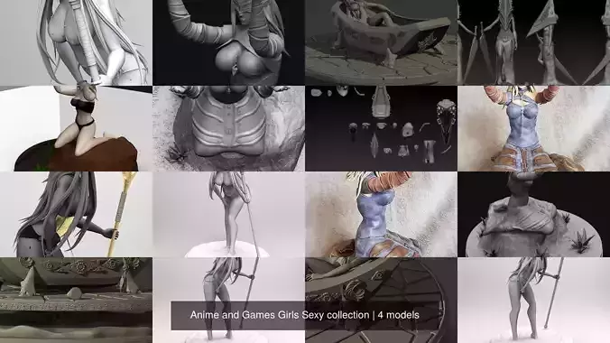 Anime and Games Girls Sexy collection
