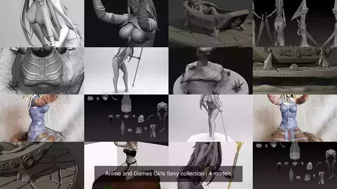 Anime and Games Girls Sexy collection