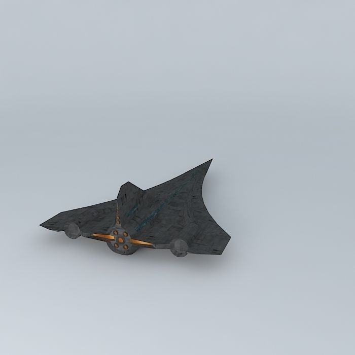 Space Ship3 Free 3D model_1