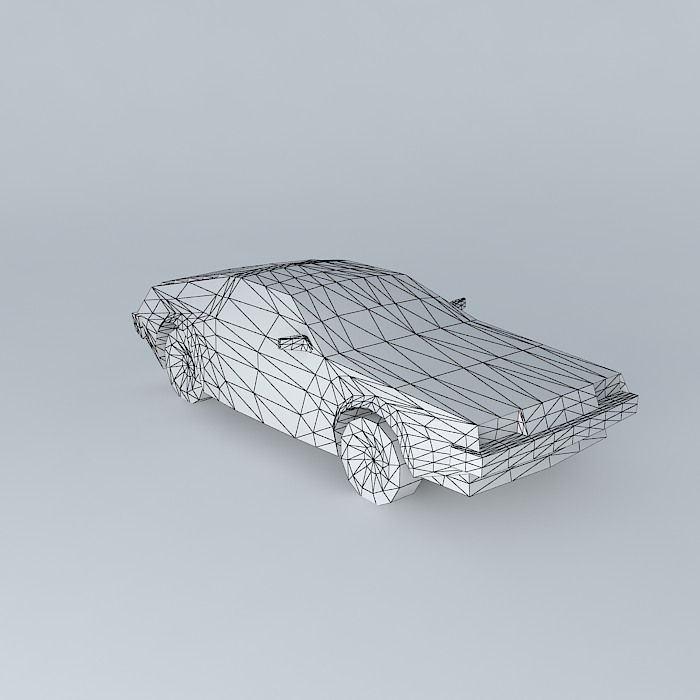 DeLorean back to future car Free 3D model_3
