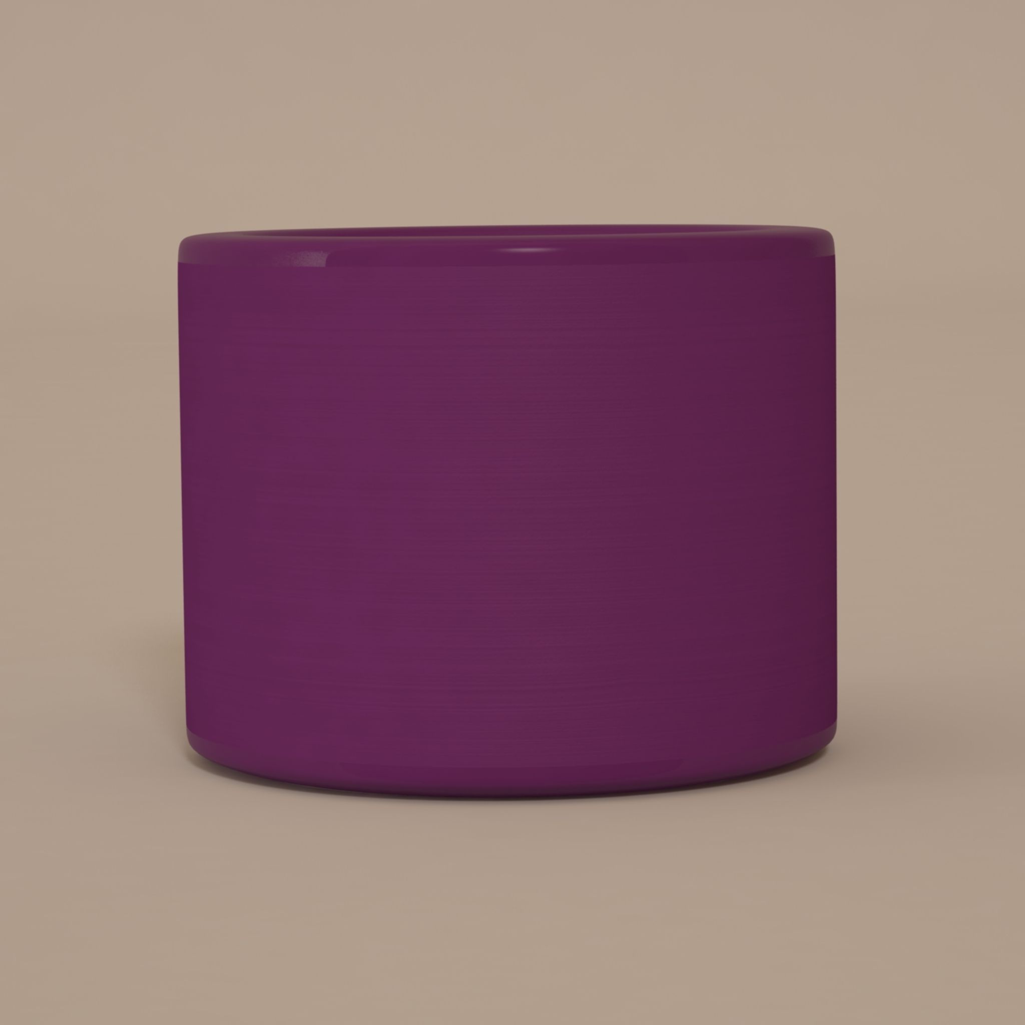 Longboard wheel 3D model_2