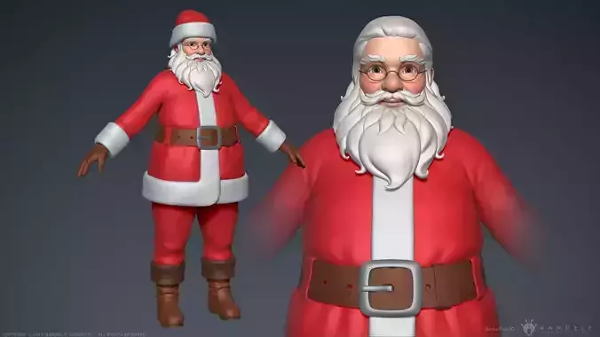 Santa Claus 3D model