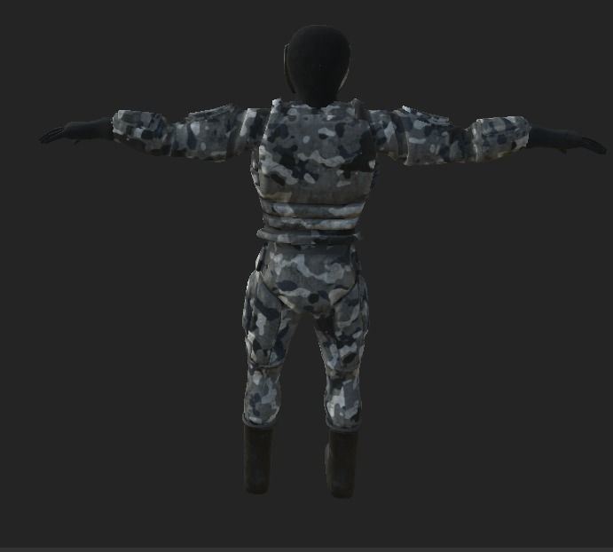 Storm Soldier Low-poly 3D model_3