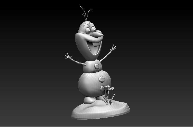 Frozen Snow Man for 3D Printing 3D print model_6