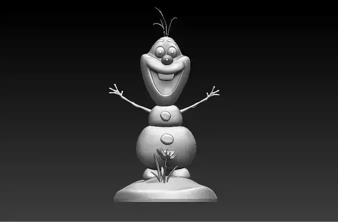 Frozen Snow Man for 3D Printing