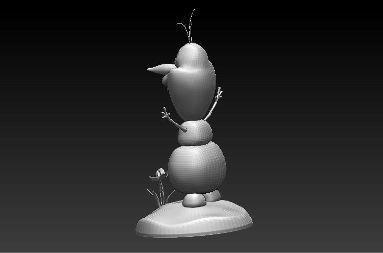 Frozen Snow Man for 3D Printing 3D print model_9