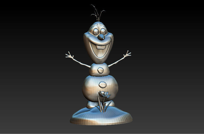 Frozen Snow Man for 3D Printing 3D print model_15